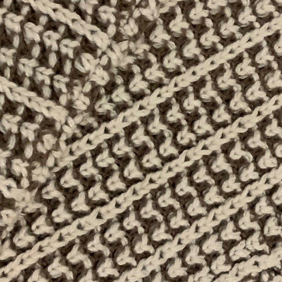 Pink Rose Brown Cream  L Cardigan Fall Normcore Scandi Girl - Picture 2 of 8